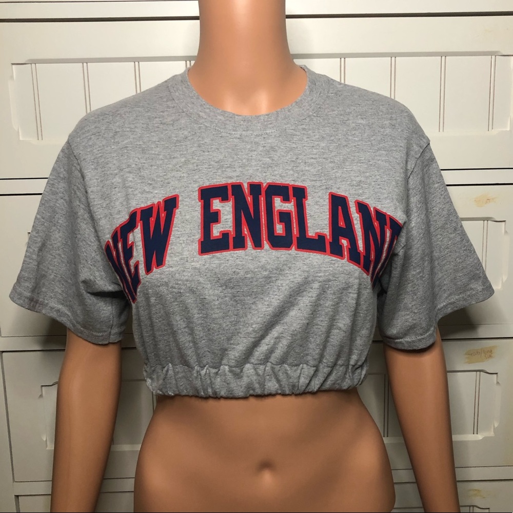 New England Patriots crop top